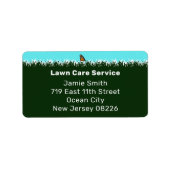 プロフェッショナル芝生気にサービス住所 ラベル (正面)