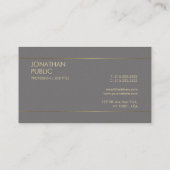 プロフェッショナル芸術的デザインプエレガントライナラグジュアリー 名刺 (裏面)