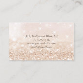 プロフェッショナル華モダンエレガント《写真》ぼけ味 名刺 (裏面)