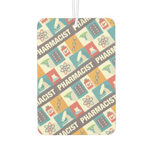 プロフェッショナル薬剤師アイコニック設計 カーエアーフレッシュナー (裏面)