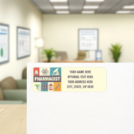 プロフェッショナル薬剤師アイコニック設計 ラベル
