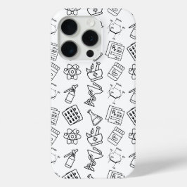 プロフェッショナル薬局アイコンパターンiPhoneケース iPhone 15 Proケース