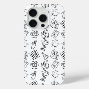 プロフェッショナル薬局アイコンパターンiPhoneケース iPhone 15 Proケース