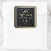 プロフェッショナル製品包装コーヒー豆ラベル スクエアシール (バッグ)