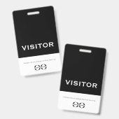 プロフェッショナル訪問者バッジロゴ バッジ (表裏)