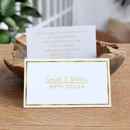 プロフェッショナル誕生Doula助産師名刺 名刺
