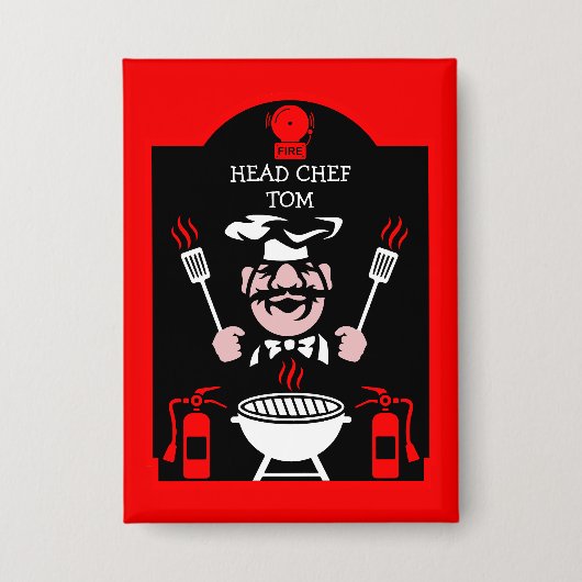 プロフェッショナル調理師贈与 缶バッジ (正面)