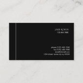 プロフェッショナル販売店自動販売名刺 名刺 (裏面)