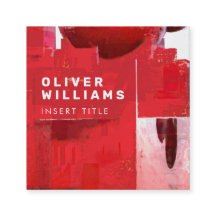 プロフェッショナル赤モダン抽象芸術構造