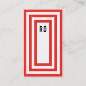 プロフェッショナル赤 名刺 (裏面)