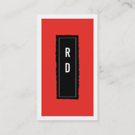 プロフェッショナル赤 名刺
