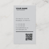 プロフェッショナル起業家名刺（請求書） 名刺 (裏面)