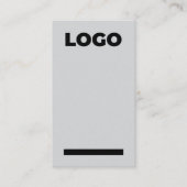 プロフェッショナル起業家名刺（請求書） 名刺 (正面)