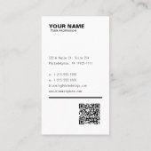 プロフェッショナル起業家名刺（請求書） 名刺 (裏面)