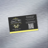 プロフェッショナル車のの修復、自動整備士 マグネット名刺 (インサイチュ)