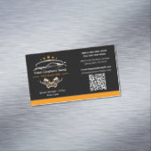 プロフェッショナル車のの修復、自動整備士 マグネット名刺 (インサイチュ)