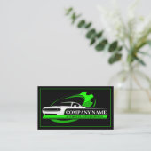 プロフェッショナル車のの修復、自動整備士 名刺 (スタンド正面)