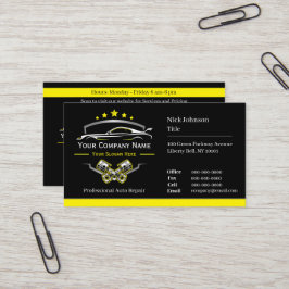 プロフェッショナル車のの修復、自動整備士 名刺