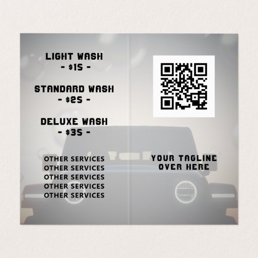 プロフェッショナル車の夕暮れイメージ 名刺 (内部フラット)