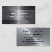 プロフェッショナル車の工業用金属 名刺 (正面/裏面)