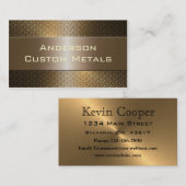 プロフェッショナル車の工業用金属 名刺 (正面/裏面)