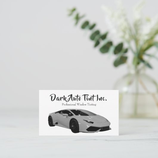 プロフェッショナル車の自動ウィンドウの濃淡サービス 名刺 (スタンド正面)
