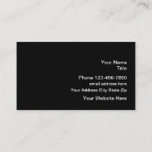 プロフェッショナル車の自動体修復 名刺 (裏面)