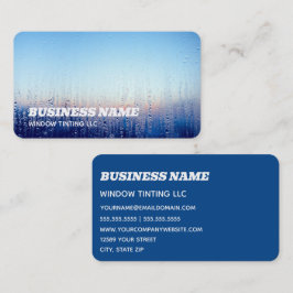 プロフェッショナル車太陽の窓の着色 名刺
