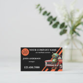 プロフェッショナル車整備士サービス 名刺 (スタンド正面)