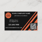 プロフェッショナル車整備士サービス 名刺 (裏面)