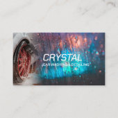 プロフェッショナル車洗浄と自動詳細 名刺 (正面)