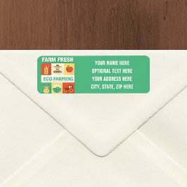 プロフェッショナル農家アイコニック設計 ラベル