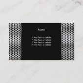 プロフェッショナル追加フォトシルバークラスビジネス 名刺 (裏面)