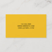 プロフェッショナル通訳ビジネスカード 名刺 (裏面)