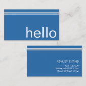 プロフェッショナル通訳者用名刺 名刺 (正面/裏面)