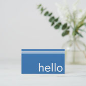 プロフェッショナル通訳者用名刺 名刺 (スタンド正面)