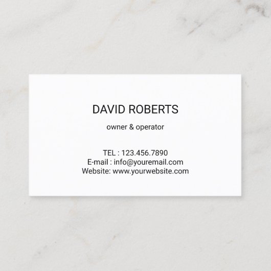 プロフェッショナル造園と芝生気にグリーンフィンガー 名刺 (裏面)