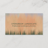 プロフェッショナル造園サービスブルーコーラルグリーン 名刺 (正面)