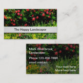 プロフェッショナル造園サービスプロバイダ 名刺 (正面/裏面)