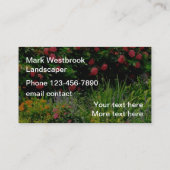 プロフェッショナル造園サービスプロバイダ 名刺 (裏面)