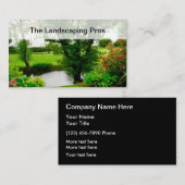 プロフェッショナル造園サービス 名刺 (正面/裏面)