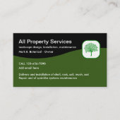 プロフェッショナル造園サービス 名刺 (正面)