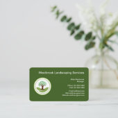 プロフェッショナル造園サービス 名刺 (スタンド正面)