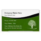 プロフェッショナル造園テーマ マグネット名刺 (正面)