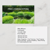 プロフェッショナル造園モダン名刺 名刺 (正面/裏面)