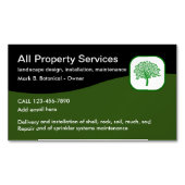 プロフェッショナル造園名刺マグネット マグネット名刺 (正面)