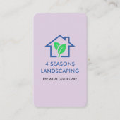 プロフェッショナル造園気にロゴQrコード 名刺 (正面)