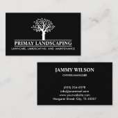 プロフェッショナル造園芝刈り気にサービス 名刺 (正面/裏面)