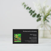 プロフェッショナル造園近隣サービス 名刺 (スタンド正面)