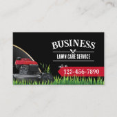 プロフェッショナル造園&ローンサー気にビス 名刺 (正面)